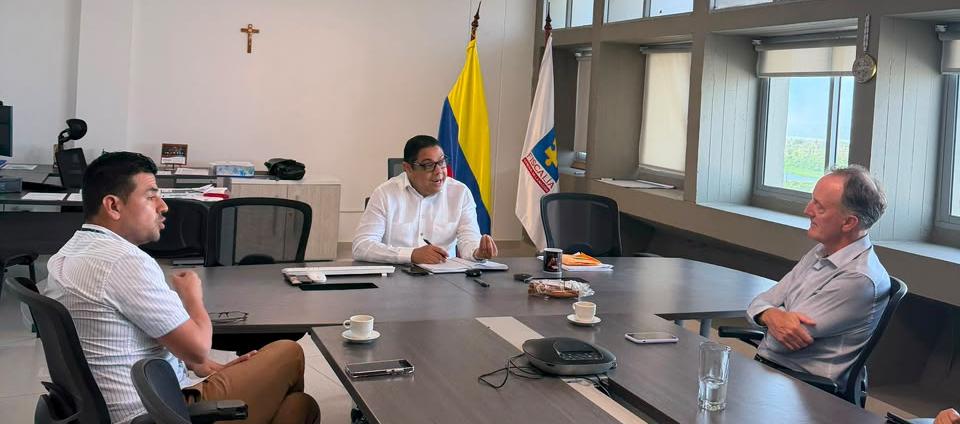 El Alto Comisionado de la ONU se reunió con el director seccional de Fiscalía en la Torre Manzur. 