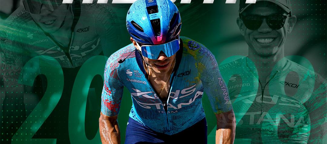 Así fue presentado el ciclista colombiano.
