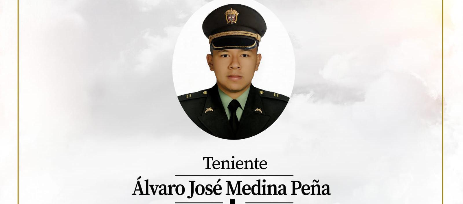 Teniente Álvaro José Medina Peña. 