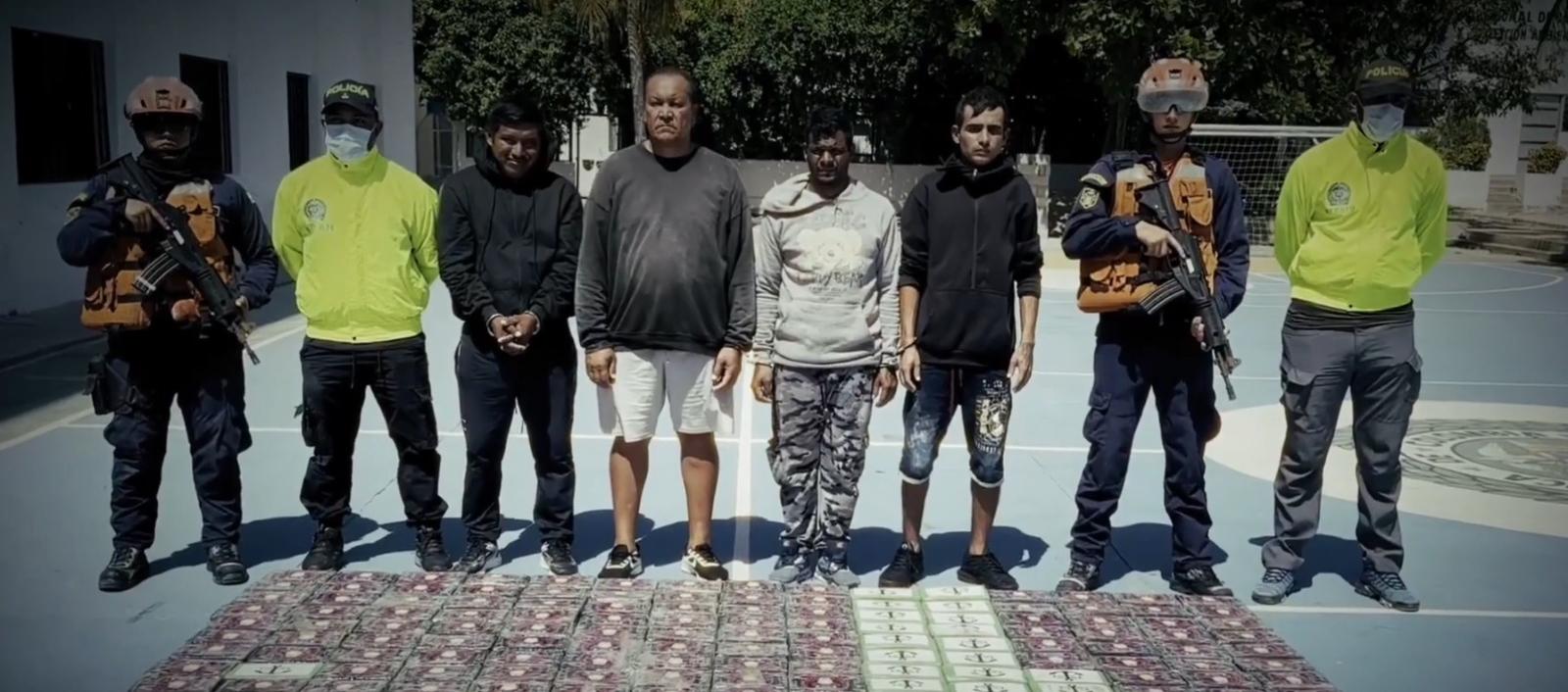 Incautación de clorhidrato de cocaína.