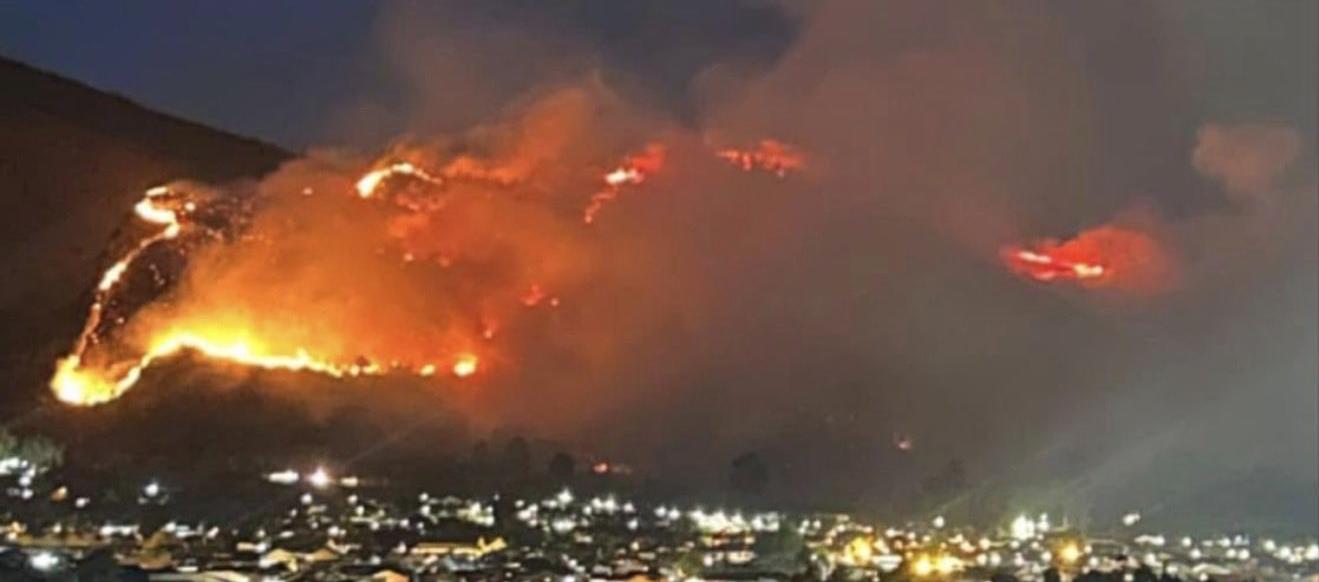 Incendio en Villa de Leyva.