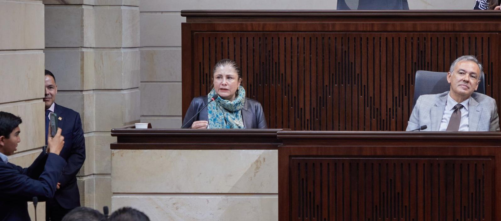 Iris Marín Ortiz, defensora del Pueblo.