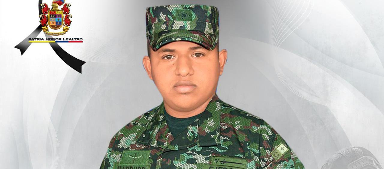 El soldado profesional Jhon Marrugo Manjarrez. 