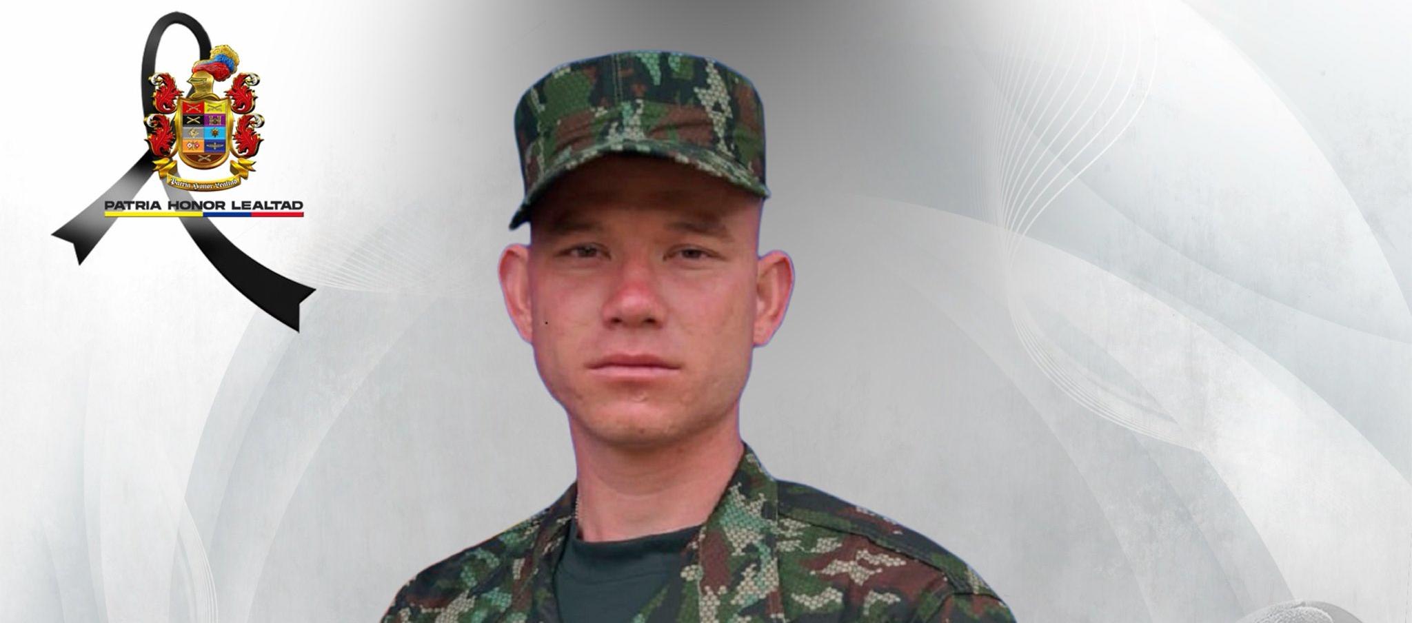 El soldado profesional José Manuel López Villada.