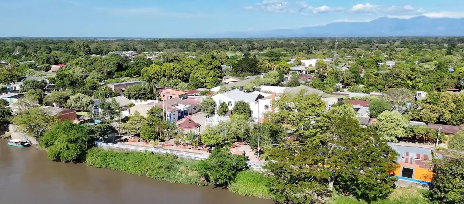 Panorámica del municipio de La Gloria, en el departamento del Cesar.