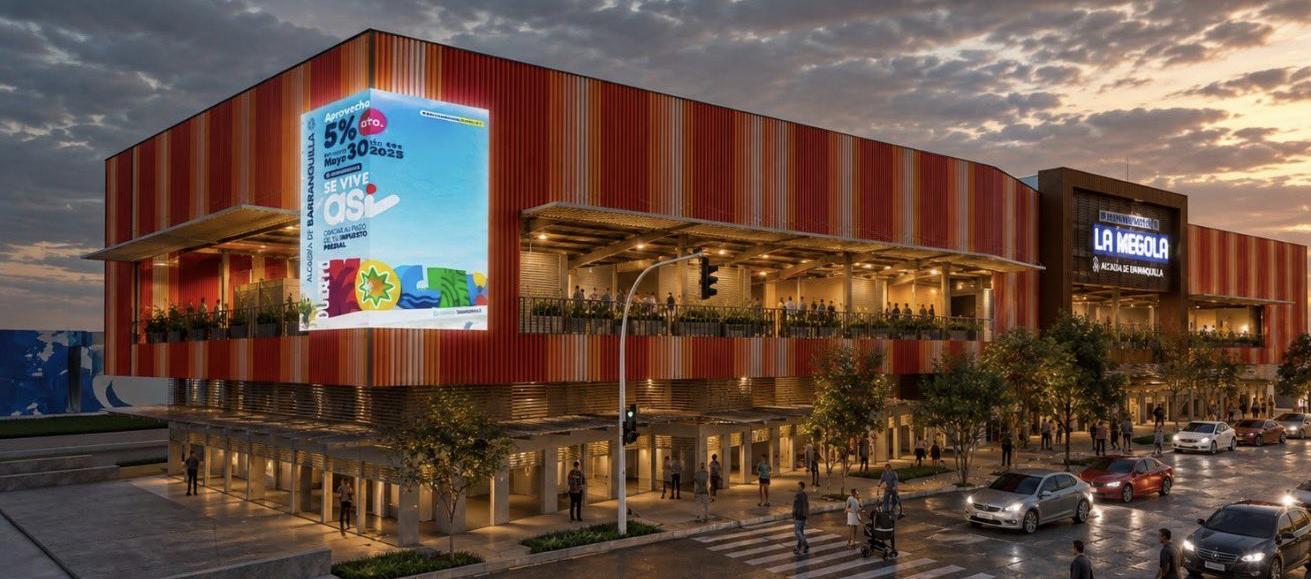 Render mercado de La Magola.