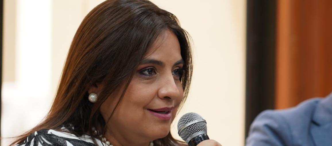 La magistrada Paola Meneses, presidenta de la Corte Constitucional.