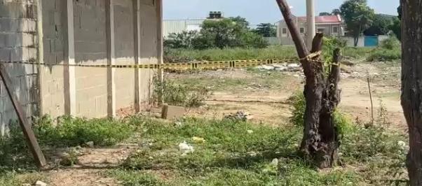 Lugar del hallazgo del cuerpo. 