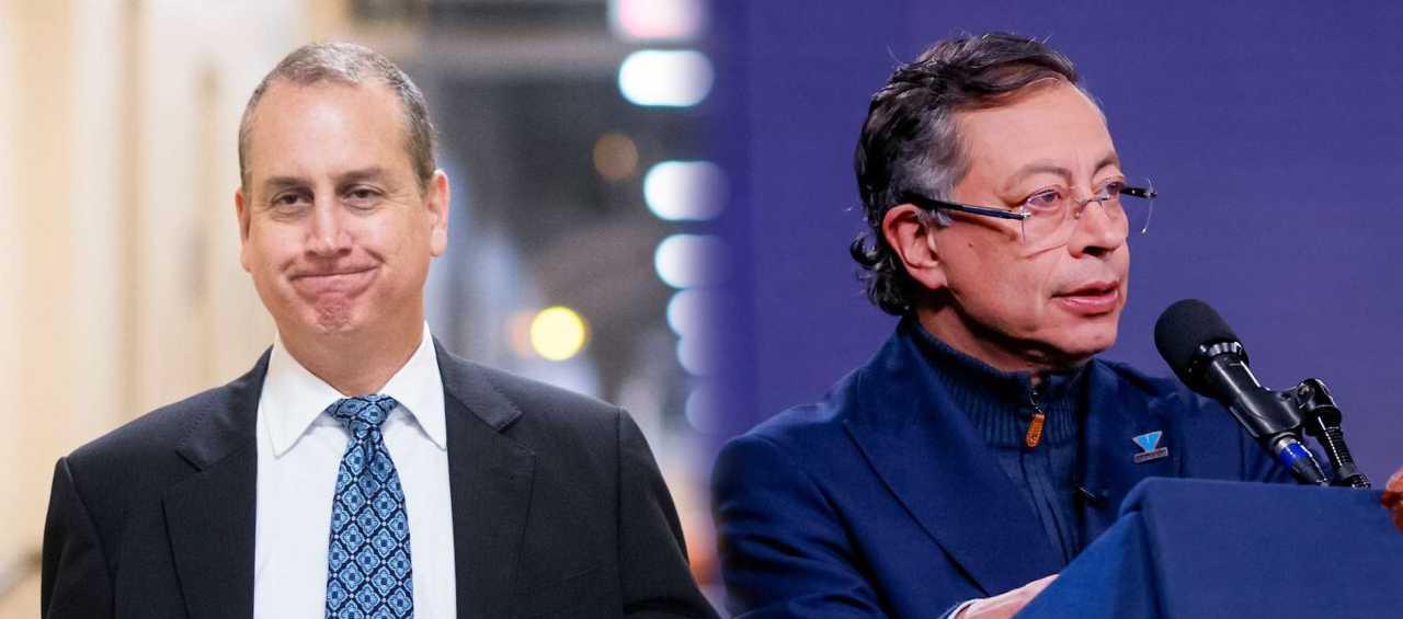 Mario Diaz-Balart y Gustavo Petro.