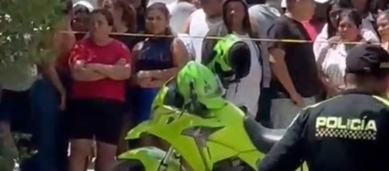 Momento del atentado
