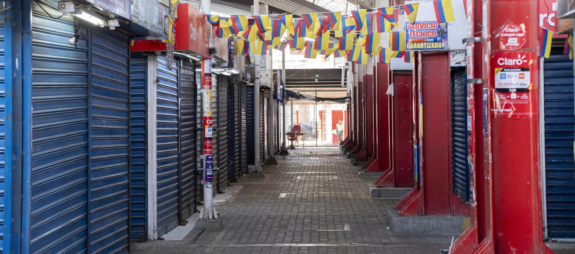 Negocios cerrados este miércoles en Santa Marta tras la violencia de las ACSN 