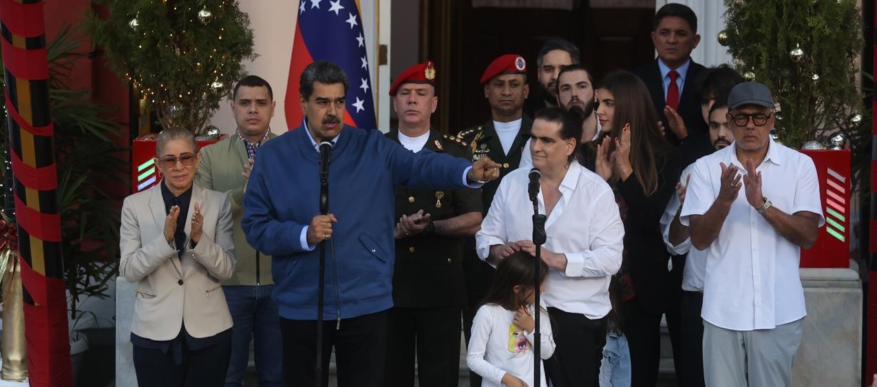 Nicolás Maduro y Alex Saab. 
