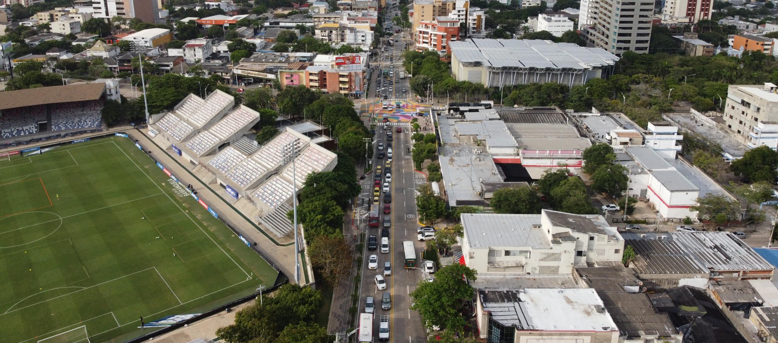 Panorámica de la calle 72 entre 46 y 44