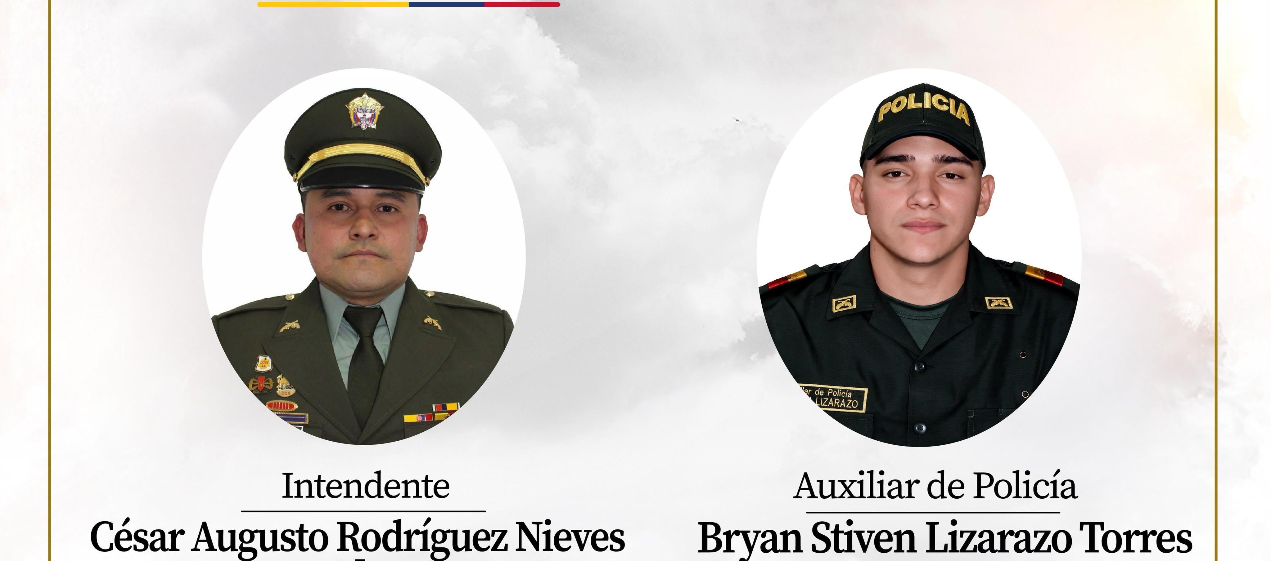 Policías asesinados en Ábrego.