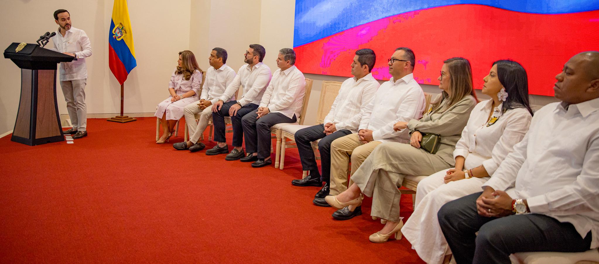 Posesión de los magistrados del Consejo Nacional Electoral.