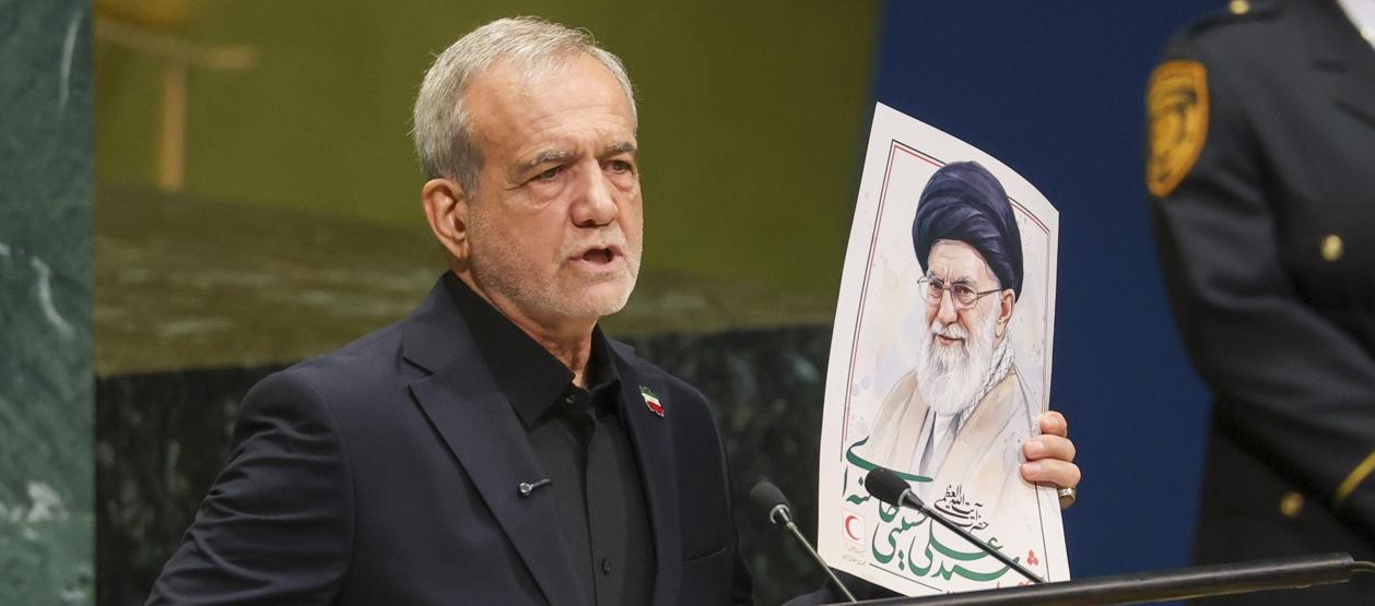 El presidente de Irán, Masoud Pezeshkian.