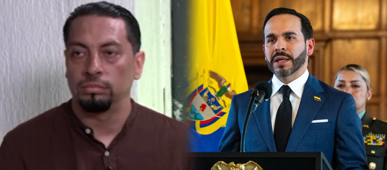 David Murcia Guzmán y el Presidente Abelardo De La Espriella.
