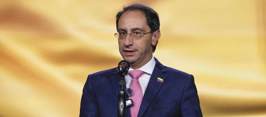 El Vicepresidente de la República, José Manuel Restrepo.