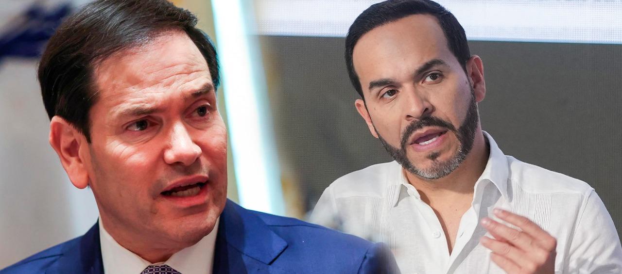 El secretario de Estado de EE.UU., Marco Rubio, y el Presidente Abelardo De La Espriella.