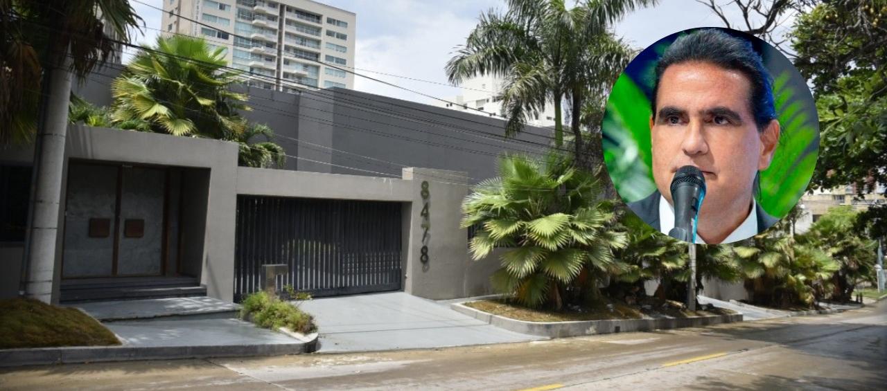 Alex Saab y su mansión en el norte de Barranquilla.