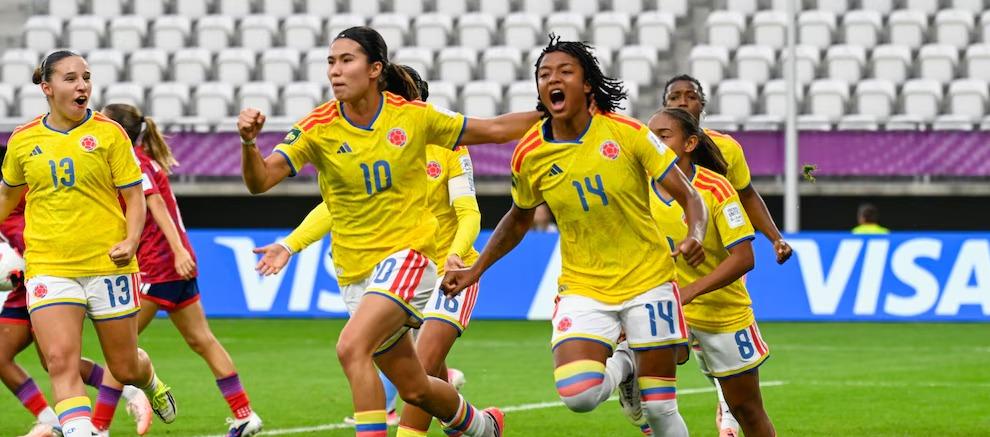 Imagen de referencia de las jugadoras colombianas.
