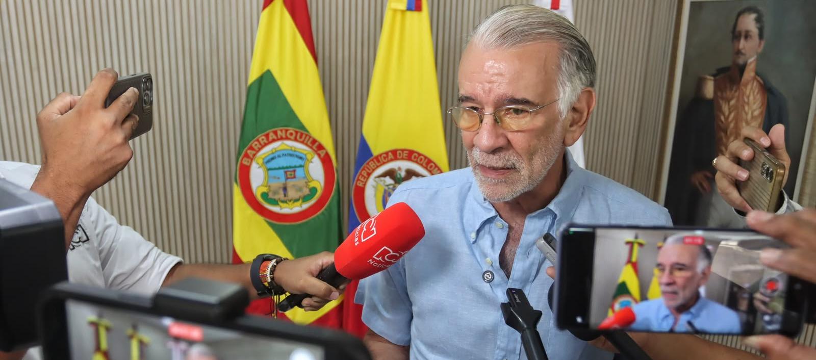 Eduardo Verano, gobernador del Atlántico. 