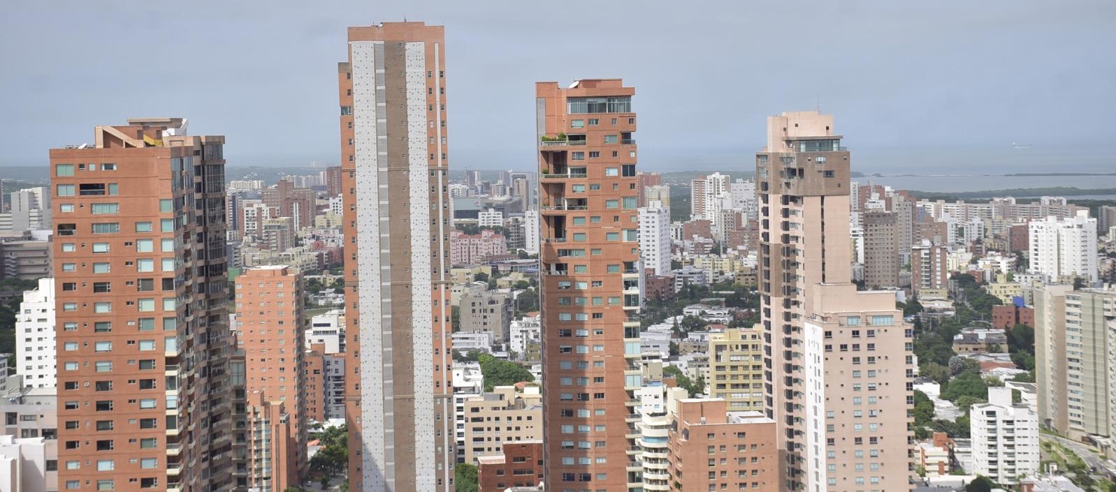 Vista panorámica de Barranquilla. 