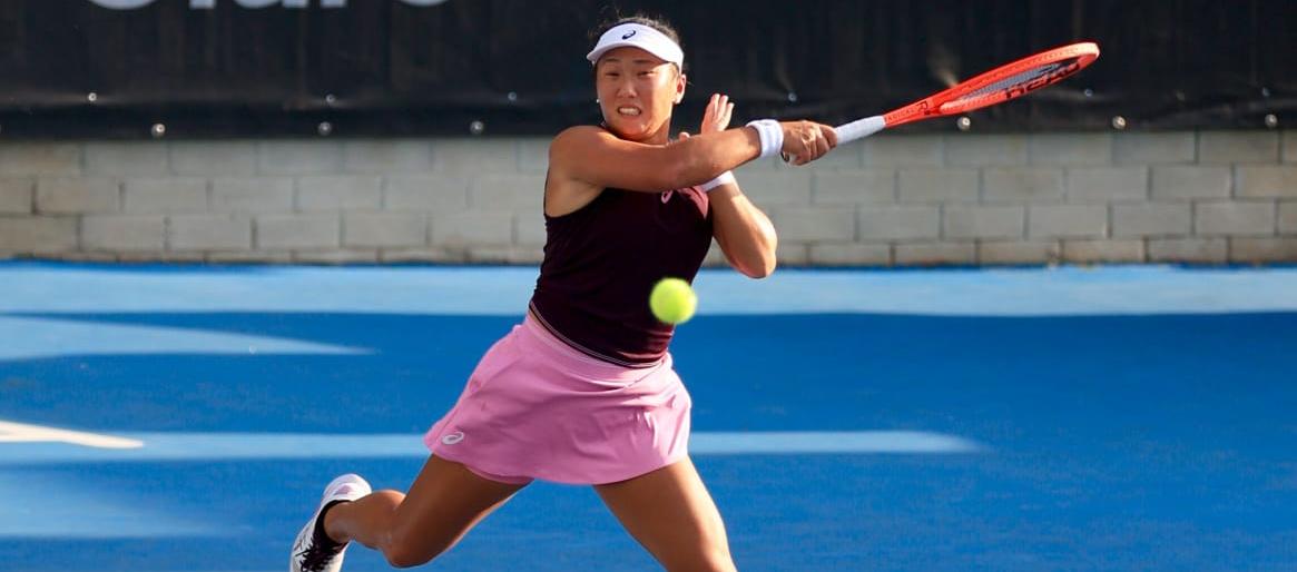 La estadounidense Claire Liu durante la final contra Anna Blinkova.