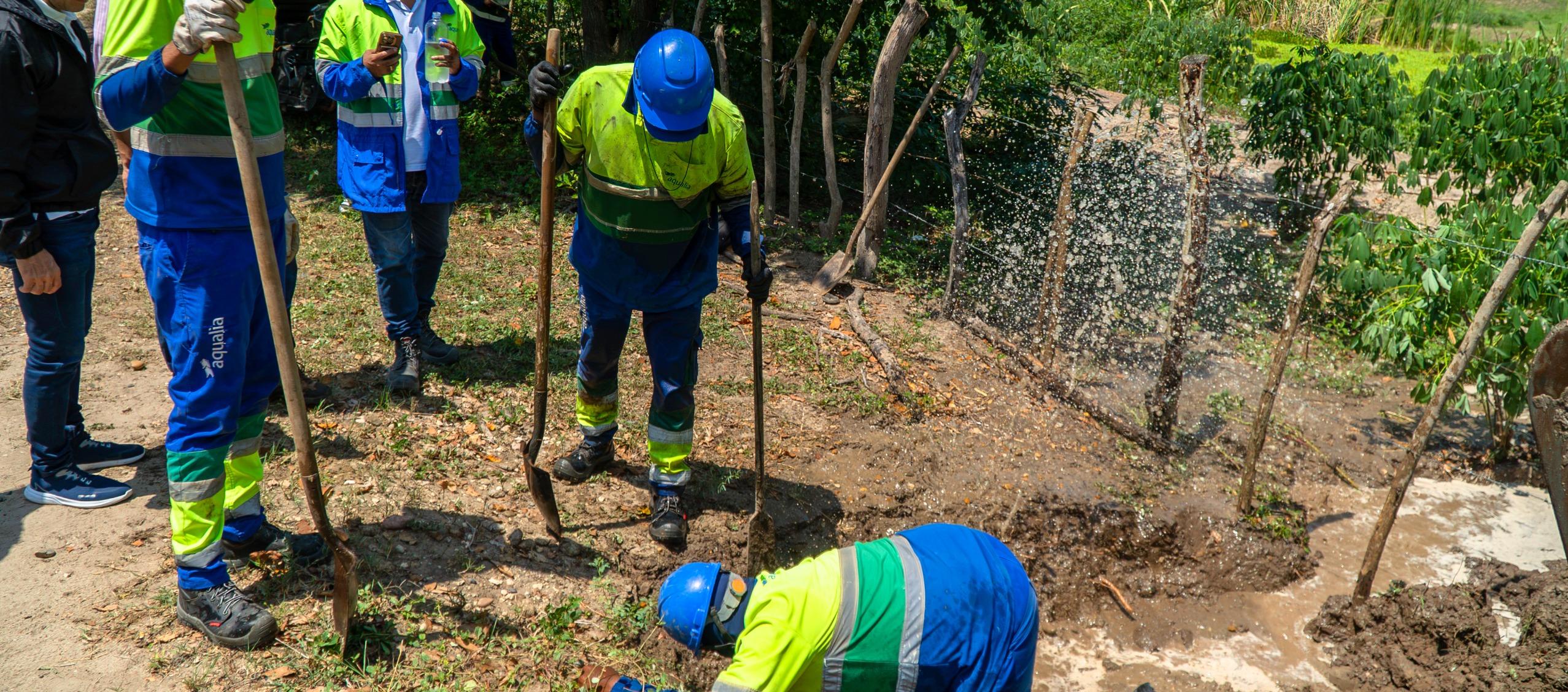 Operativos contra las conexiones ilegales de agua. 