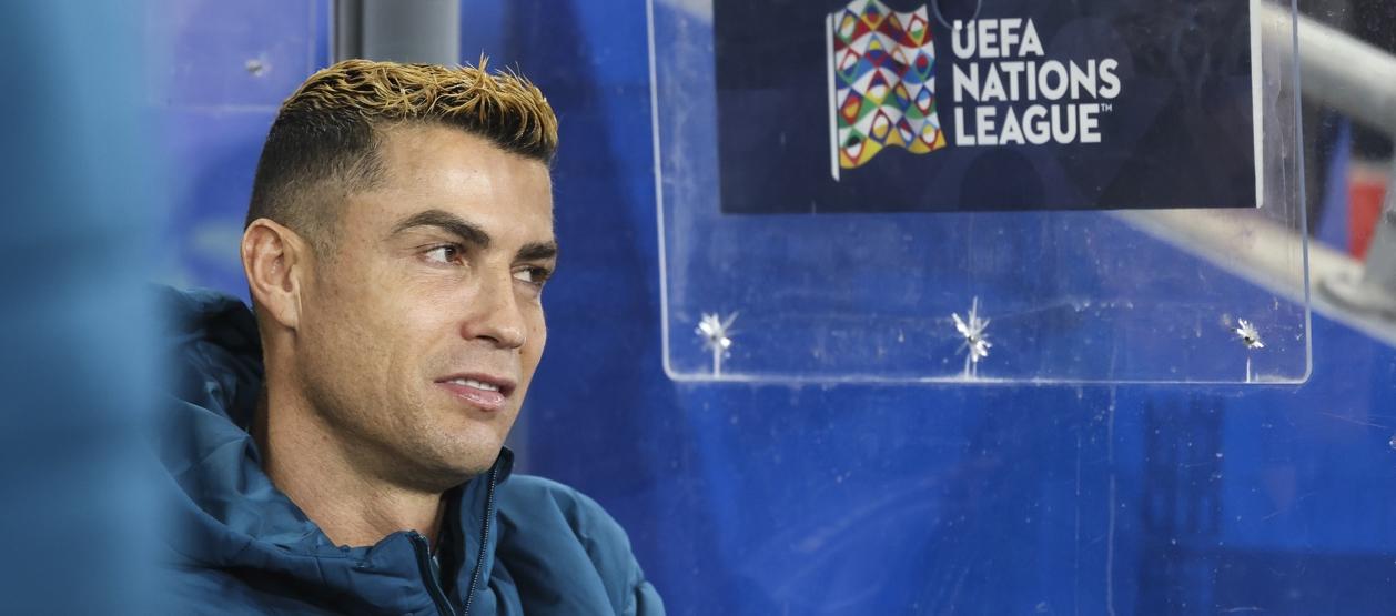 Cristiano Ronaldo, delantero de la selección portuguesa. 