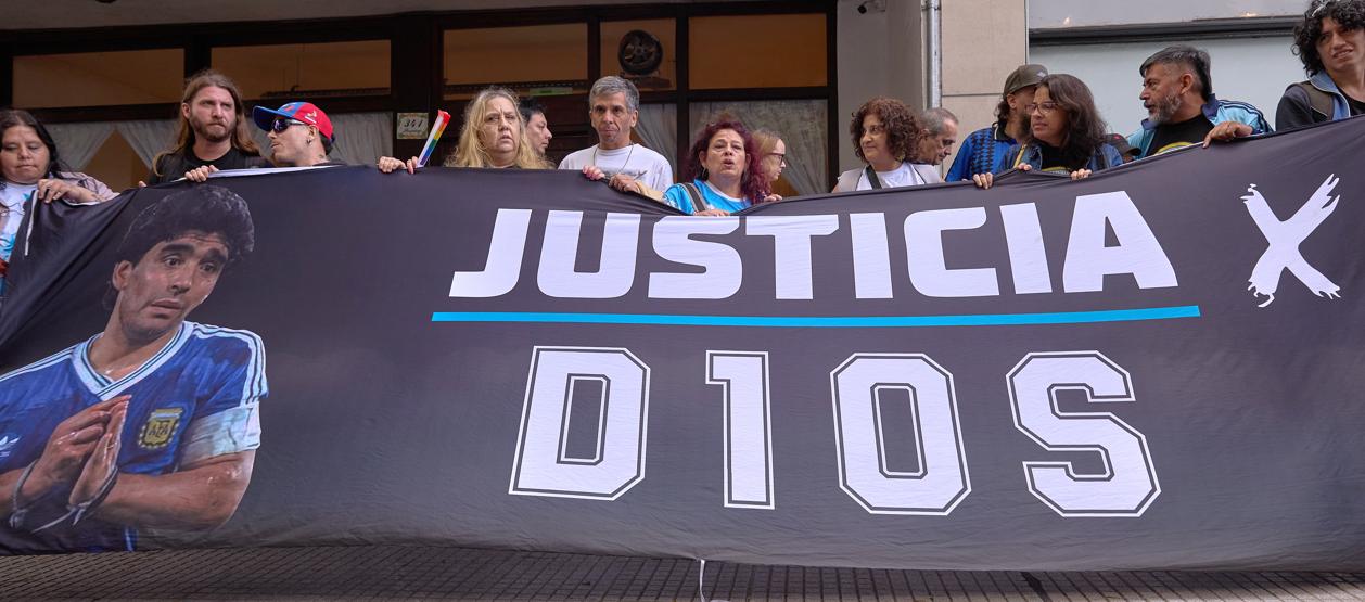 El juicio por la muerte de Maradona se inició el pasado 14 de abril.
