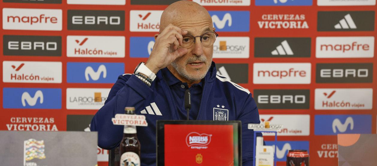 Luis De la Fuente, entrenador de la selección española. 