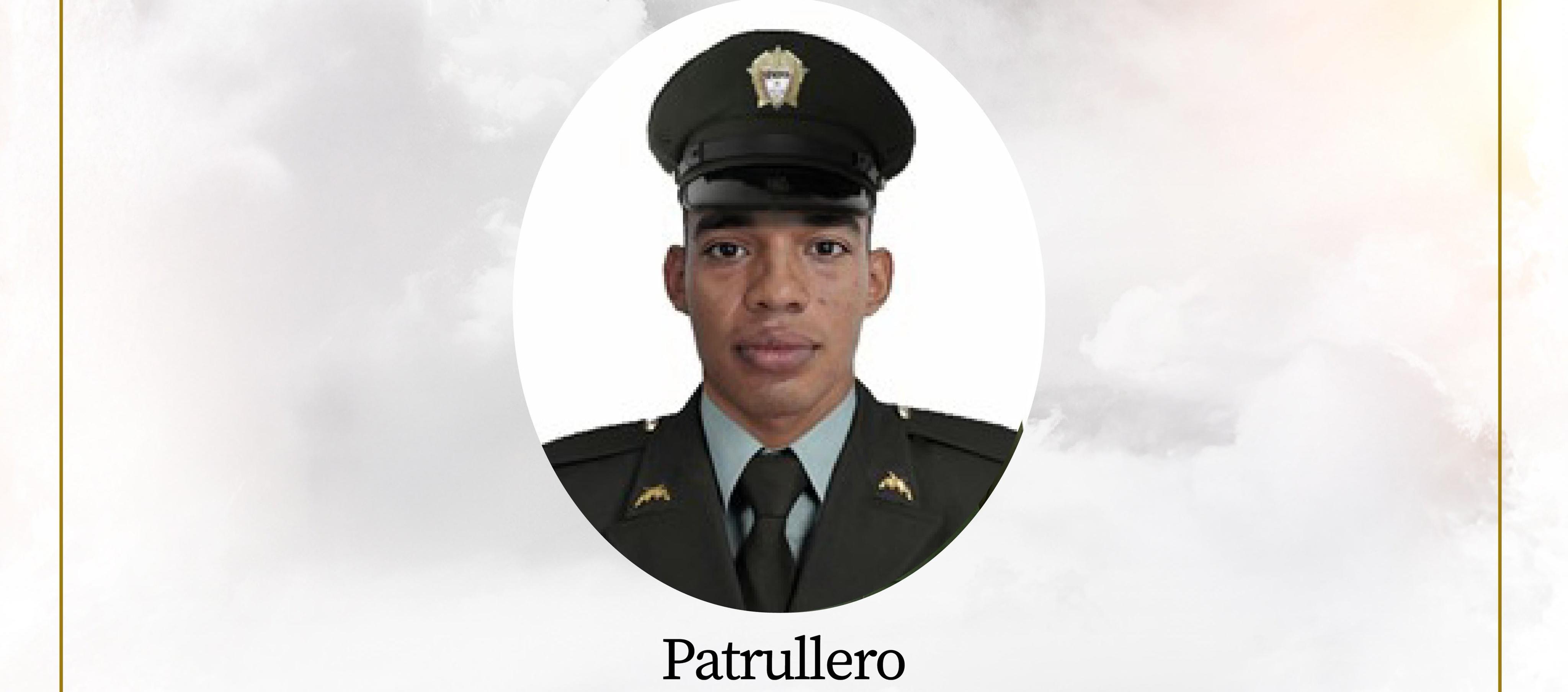 José David Ahumada Mendoza, patrullero asesinado. 