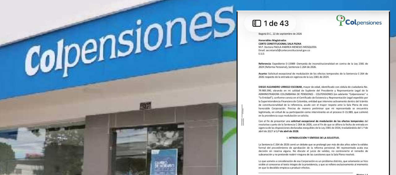 Colpensiones y la carta a la Corte.