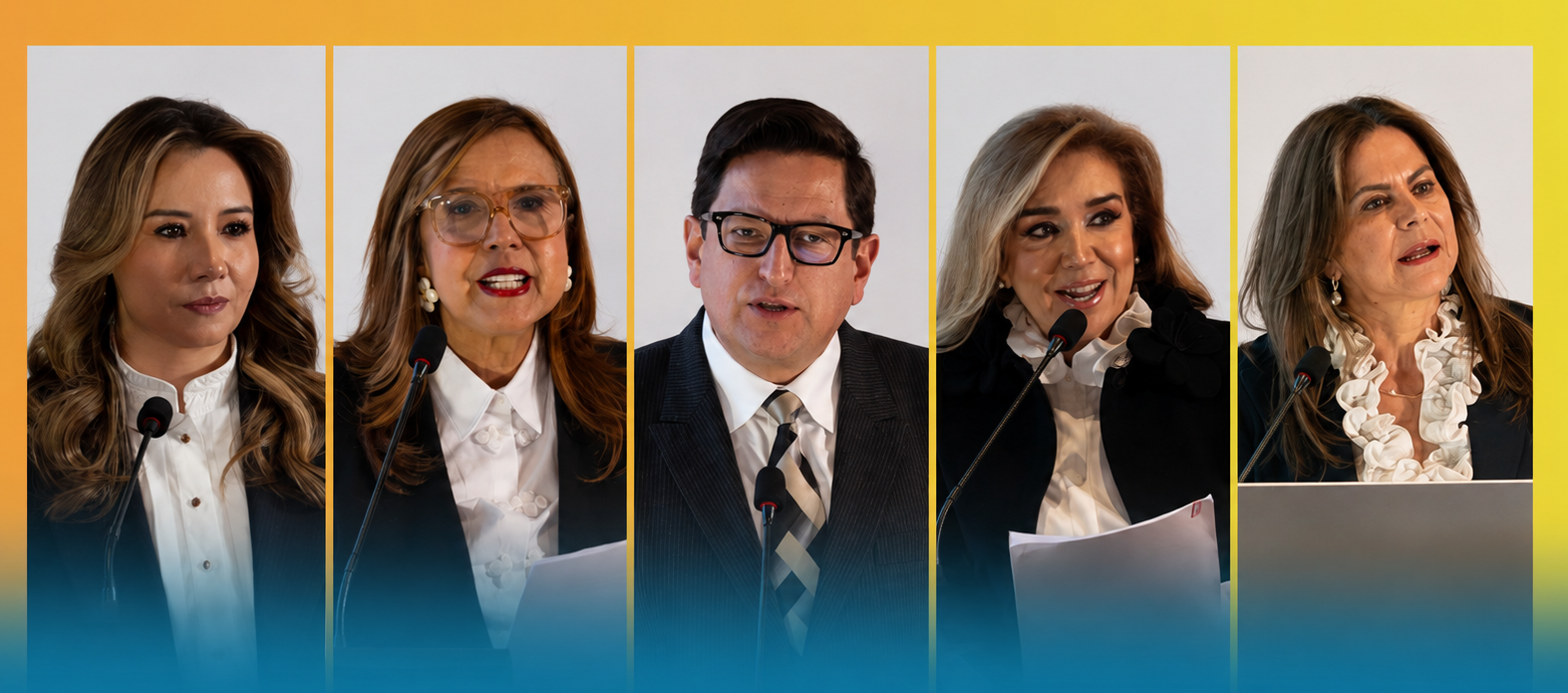 Magistrados elegidos en la Corte Suprema de Justicia. 