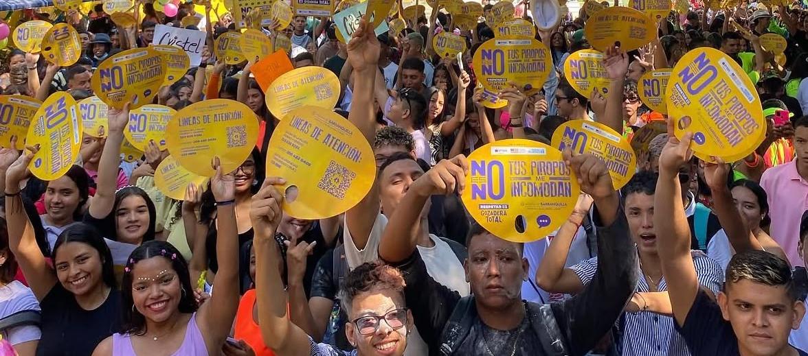 Estrategia 'No es No' de la Alcaldía de Barranquilla. 