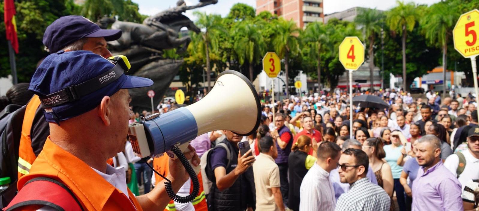 El simulacro será el 21 de octubre a las 10 a.m. y 2:00 p.m. 