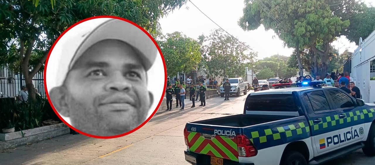 Lugar del atentado en el barrio Ciudad Jardín