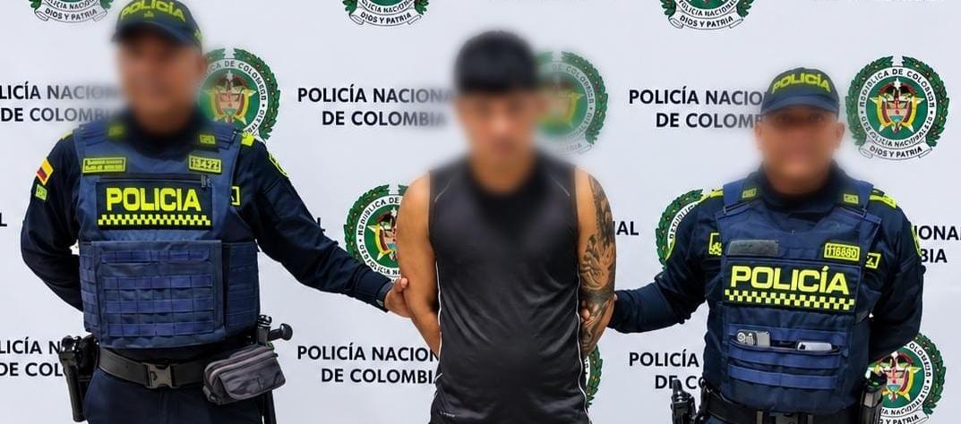 La captura fue realizada por la Policía en el barrio Rebolo. 