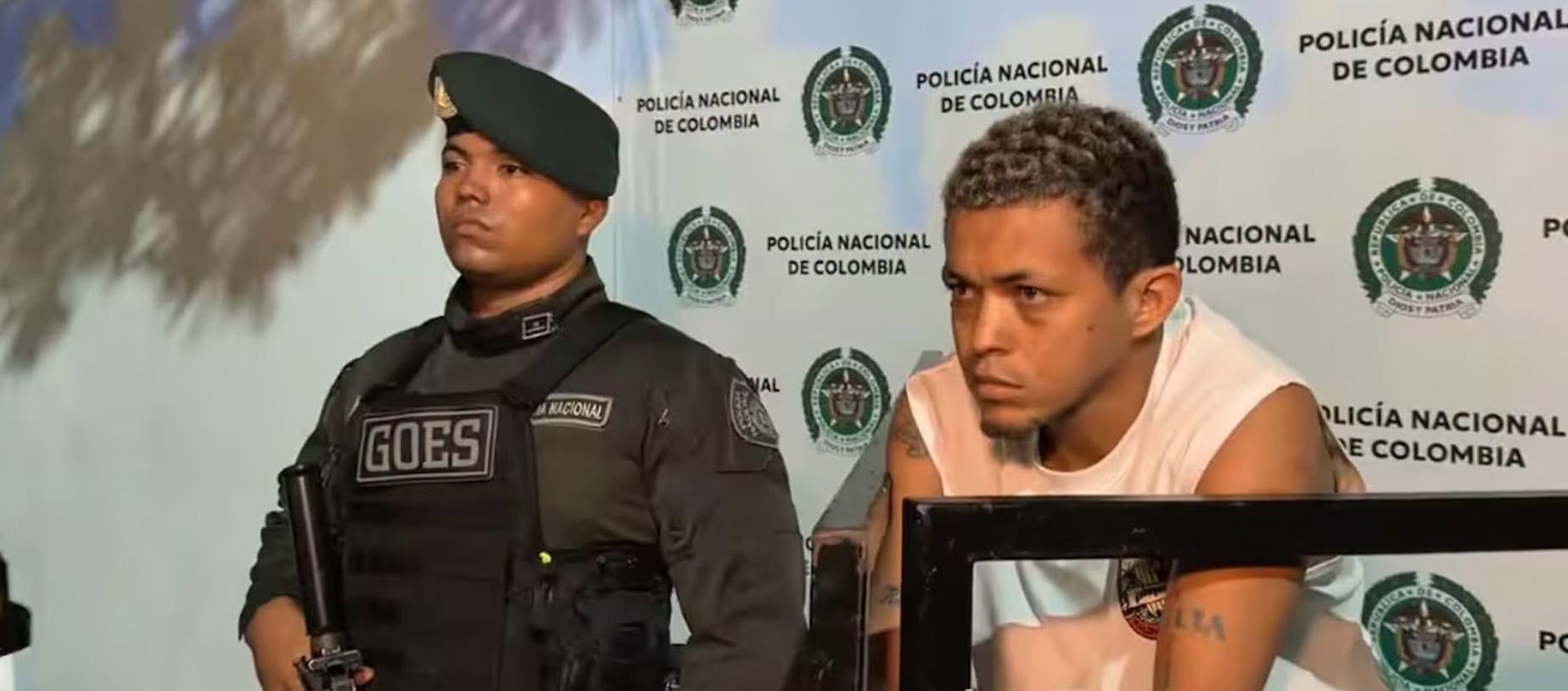 Aldair Contreras Echeverría, alias ‘Keko’, tras ser capturado el pasado 16 de octubre. 