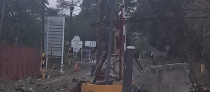 Atentado el peaje El Bordo.