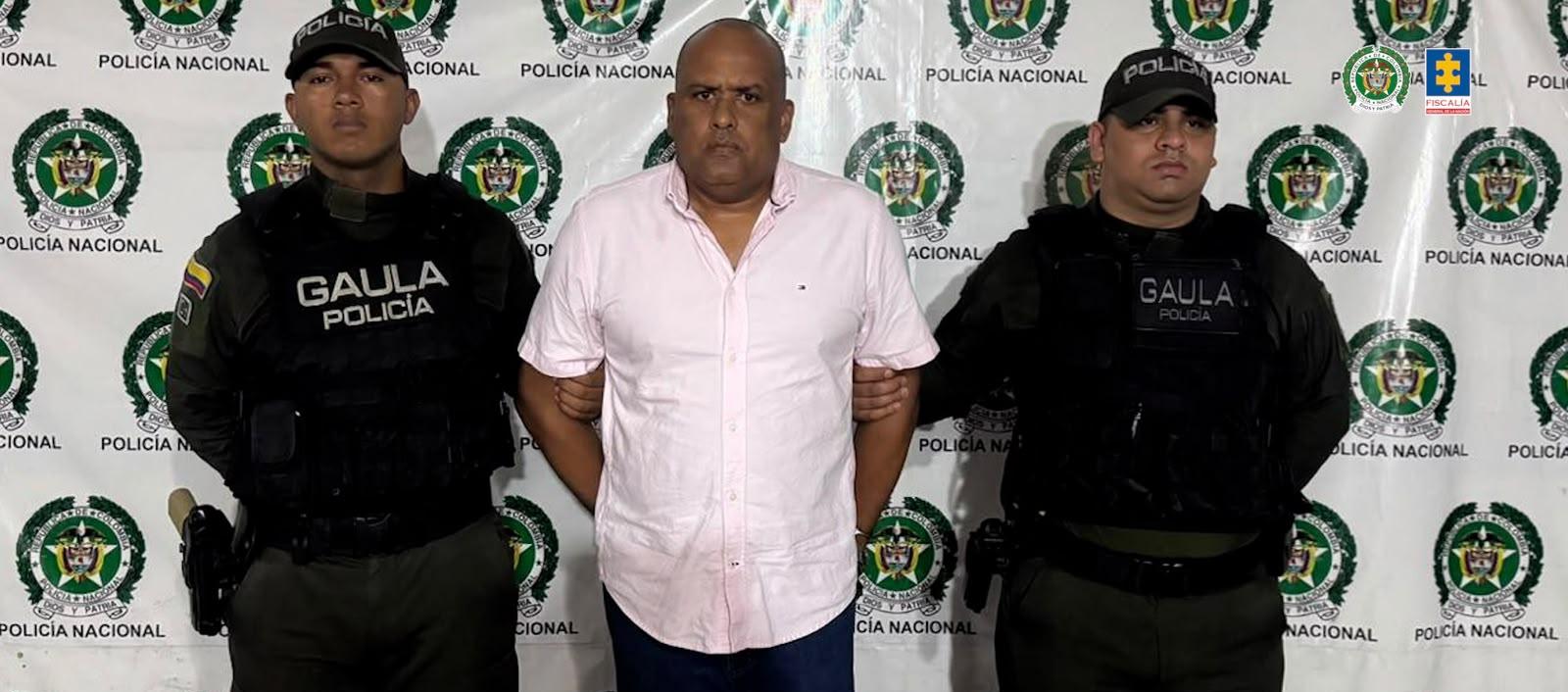 Everth Julio Hawkins Sjorgreen  fue capturado por el Gaula. 
