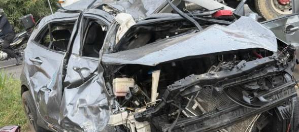 Imagen del accidente.