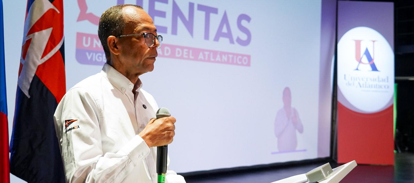 El exrector de la Universidad del Atlántico, Rafael Castillo Pacheco.