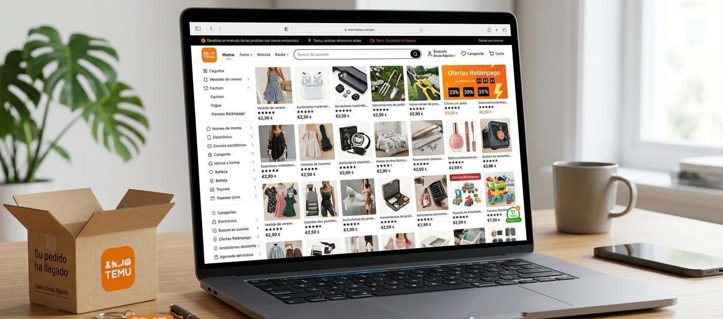 Las compras virtuales por Temu han crecido en Colombia. 