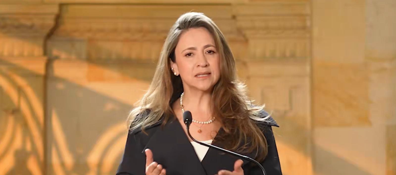 La secretaria de Transparencia de la Presidencia, Cristina Lombana.