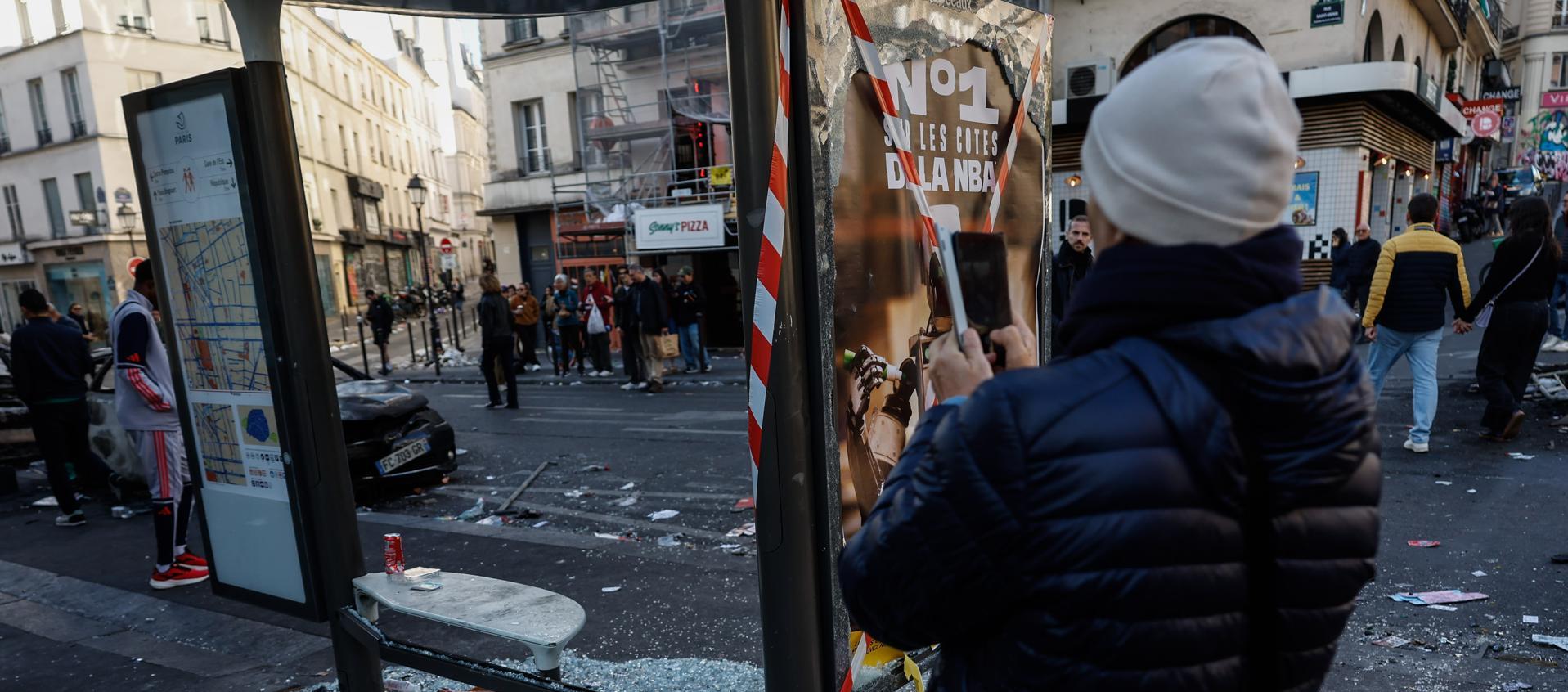 Daños en Francia.