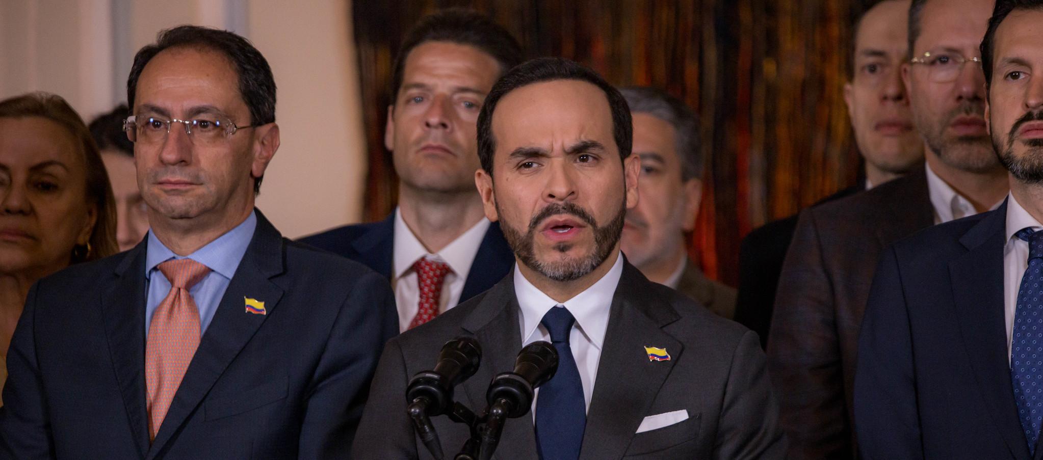 El Presidente de la República, Abelardo De La Espriella.