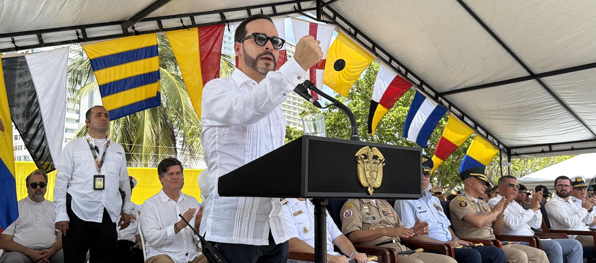 El Presidente Abelardo De La Espriella.