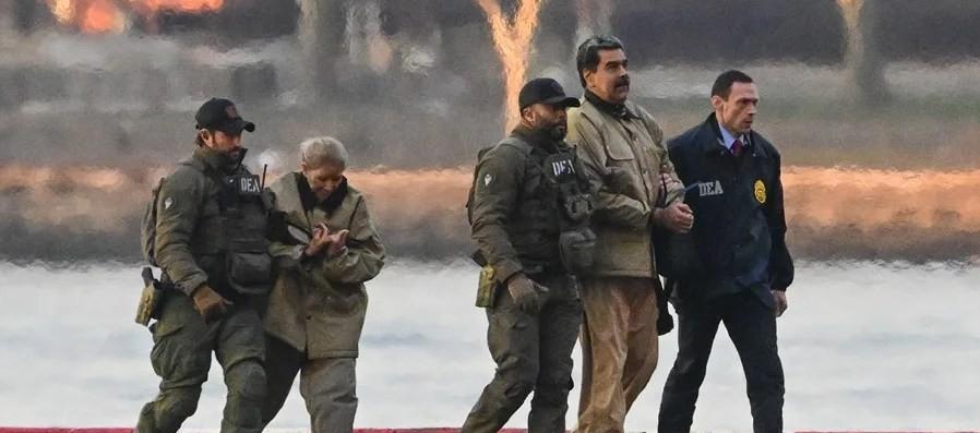 El presidente venezolano Nicolás Maduro y su esposa Cilia Flores